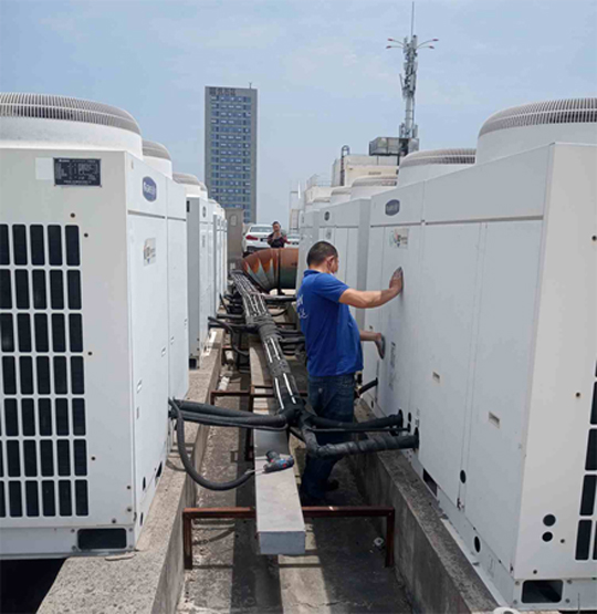 珲春中央空调制热和不制冷系统维修方法